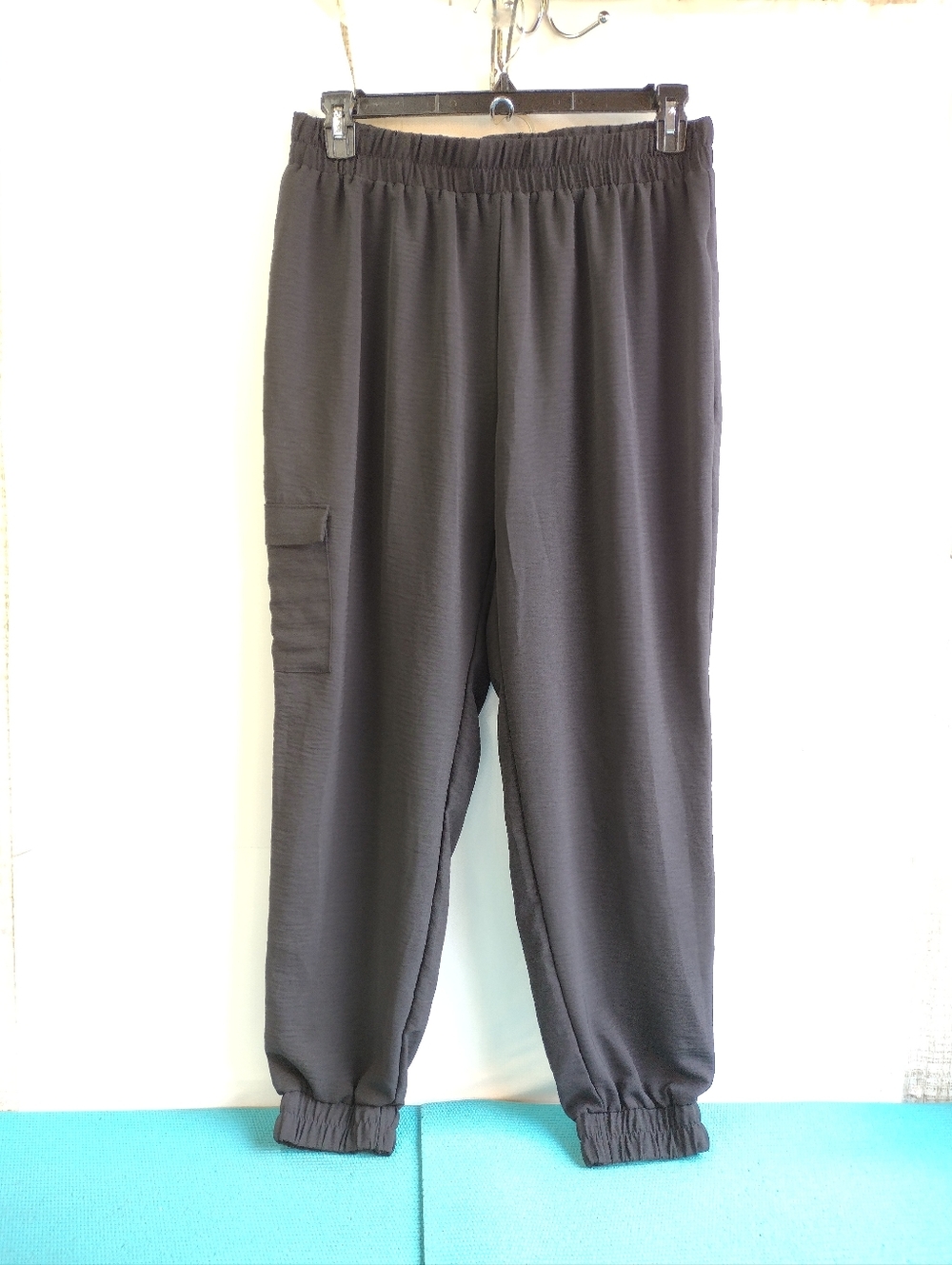 Como Vintage Womens Jogger Cargo Pants Elastic Waist - XL